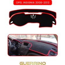 Guerrino Opel Insignia (2008-2013)TORPİDO Koruma Halısı Kırmızı Kenar