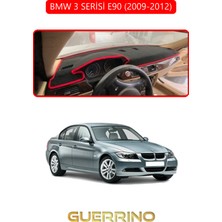 Guerrino Bmw 3 Serisi E90 2009-2012TORPİDO Koruma Halısı Kırmızı Kenar