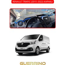 Guerrino Renault Trafıc (2015-2022) Kapaklıtorpido Koruma Halısı Kırmızı Kenar