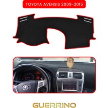 Guerrino Toyota Avensis (2009-2015)TORPİDO Koruma Halısı Kırmızı Kenar