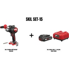 Skil Skıl Set-15 (Skıl Xp 3080CA Akülü Matkap Vidalama+Skıl 3136AA 2,0AH Li + 2.4A Şarj Cihazı Promo)