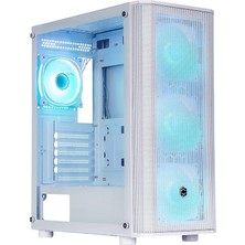 Tuba Toptaş Frısby CM-106 650W 80+ Double Argb Gamıng Beyaz Mesh Kasa