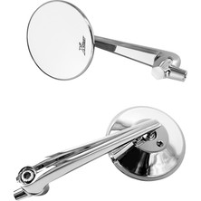 Vespa Gts-Gtv-Primavera-Sprint Ayna Kısa Tip Yuvarlak *krom* Takım  (2023- ) / X-Storm