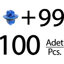 Toyota Tacoma Için Yan Kaplama Klips- 100 Adet