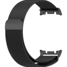 Gpack Samsung Galaxy Watch 8 40MM Kordon Metal Hasır Siyah