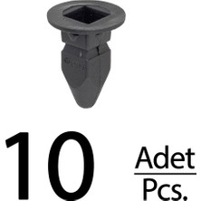 Seat Altea Toledo Cordoba Ibiza Leon Için Tampon ve Çamurluk Önlüğü Vida Tutucu Klips - 10 Adet