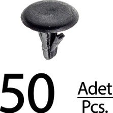 Mazda Için Kaput Uç Lastik Klips - 50 Adet