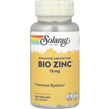 Solaray Bio Zinc 15 Mg Zinc Citrate Zinc Picolinate Minerals Complex For Healthy Immune System 100 Vegcaps