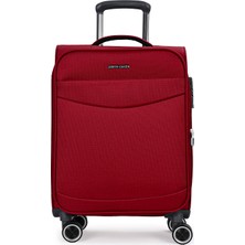 Pierre Cardin Kabin Boy Kumaş Valiz Ultra Light Sessiz 8 Tekerlek Uçak Kabin Uyumlu