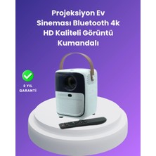 İlk El Grup Çoklu Giriş Destekli Projektör – Hdmı, USB ve Kulaklık Bağlantı Seçenekleriyle Geniş Uyuml