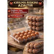 Kalite Meraklıları (170 Adet) 15’li Plastik Yumurta Viyolü – Sağlam & Uzun Ömürlü-