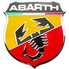 Koto Fiat Abarth Logo 3D Alüminyum Abarth Logo Amblem Çıkartma Rozet Ithal 1. Sınıf