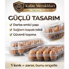 Kalite Meraklıları (150 Adet) 15’li Plastik Yumurta Viyolü – Sağlam & Uzun Ömürlü-