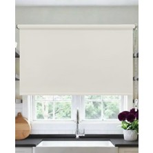 Artmat Ekru Stor Perde – Ithal Mat – Özel Ölçü – Montaj Seti