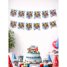 Parti Adresi Paw Patrol Temalı Iyi Ki Doğdun Banner – Erkek Çocuk Doğum Günü Dekoru