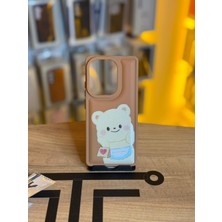 Avcı Teknoloji Market Redmi Note 13 Pro Uyumlu Sevimli Hayvan Figürlü Yumuşak Silikon Telefon Kılıfı