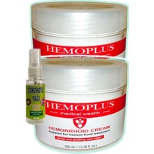 Hemoplus Krem 100 ml x 2 Adet + Çörek Otu Yağı 30 ml