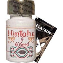 Süper Hintohu Muzicevi 60 Seed Ağız Kokusu Gìderici Çiğnenen Tohum 60LI + 1 Hediyeli Jel