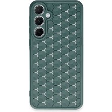 Uravas Store Galaxy A55 5g Kılıf Petek Kapak - Koyu Yeşil