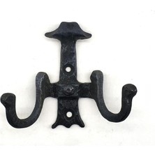 İlk El Grup Antika Tarz Dekoratif Pirinç Gemici Askı - 85X94 Mm, Oksit