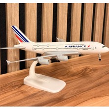  Air France F-Hpjh Metal Maket Uçak – 24 cm Koleksiyonluk Model Uçak | Ofis Dekorasyonu & Hareketli Tekerlekli