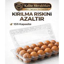 Kalite Meraklıları (160 Adet) 15’li Plastik Yumurta Viyolü – Sağlam & Uzun Ömürlü-