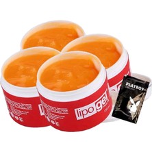 Lipogel Yağ Bakım Masaj Jeli 4X150 ml + 1 Ad Jel ile