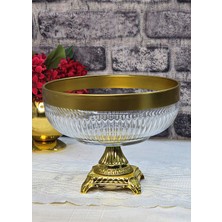 SEÇKİNEV Seçkinev River Tokyo Metal Döküm Ayaklı Şekerlik&salata Kasesi&meyve Kasesi