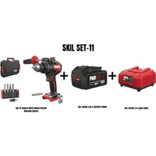 Skil Skıl Set-11 (Skıl Xp 3085JA Akülü Darbeli Matkap Vidalama Çantalı+Skıl 3104AA 4,ah Li Batarya Promo+Skıl 3122AA 2,4 A Şarj Cihazı)