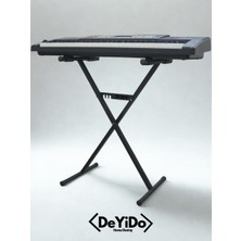 Deyido Org Klavye Sehpası Metal Profesyonel Ayarlanabilir Portatif Dayanıklı Çok Amaçlı Müzik Aleti Standı