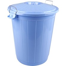 İlk El Grup Ieg™ Çöp Kovası 70 Lt Plastik Çöp Kovası Kapaklı Büyük Boy Çöp Bidonu Dayanıklı Çöp