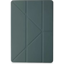 Uravas Store Pad 6 Kılıf Kalemlikli Mars Tablet Kılıfı - Koyu Yeşil