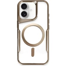 Uravas Store Iphone 16 Kılıf Boyi Magsafe Kapak - Kahverengi