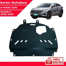3 Tıkla Chery Omoda 2020-2025 Çelik Karter Muhafaza Çelik Koruma Sacı A+ Kalite Yerli Üretim