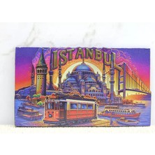 Fta Ticaret Ahşap Istanbul Temalı Magnet - Model 9