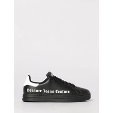 Versace Erkek Düşük Bilekli Logo Desenli Siyah Sneaker 80YA3SKC ZPB83-899