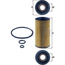Mercedes W210 W211 OM613 OM648 Yağ Filtresi 6131800009 Knecht