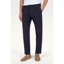 Paul & Shark Erkek Normal Bel Regular Fit Rahat ve Esnek Kumaş Düz Paça Lacivert Pantolon 25414071-013