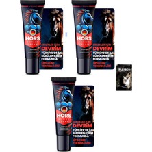 Süper Hors Active Cream P.enis Kremi 50ML 3 Adet + 1 Adet Jel