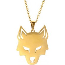kuyumcudan Kurt Başı Motifli Gold - V119