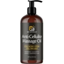M3 Naturals Aaimox Kolajen ve Kök Hücre Içeren Masaj Yağı-Anti Cellulite Massage Oil