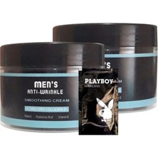 Men's 2tane 100 ml SNMP20300 Antiwrinkle Erkek Yüz Cilt Kremi Smoothing Cream + Yanında Jel