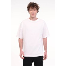 Lumberjack MB Ros 11HS113 6fx Kırık Beyaz Erkek T-Shirt