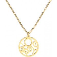 kuyumcudan Desenli Lazer Gold Kaplama - V041