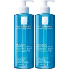 Nuvvo La Roche-Posay Effaclar Gel Yüz Temizleme Jeli 400 Ml, 2 Adet