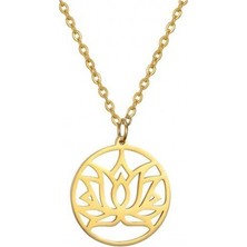 kuyumcudan Lotus Çiçeği Gold Kaplama - V131