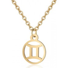 kuyumcudan Ikizler Burcu Gold Kaplama - V068