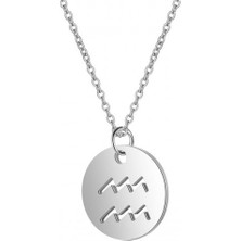 kuyumcudan Kova Burcu Dairesel Plaket - V112