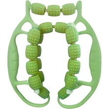 Nuvvo 29 Tekerli Kas Gevşetici Sıkılaştırıcı Masaj Aleti Ayarlanabilir Lenf Drenaj Bacak Kol Selülit Yeşil