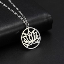 kuyumcudan Lotus Çiçeği Gümüş - V130